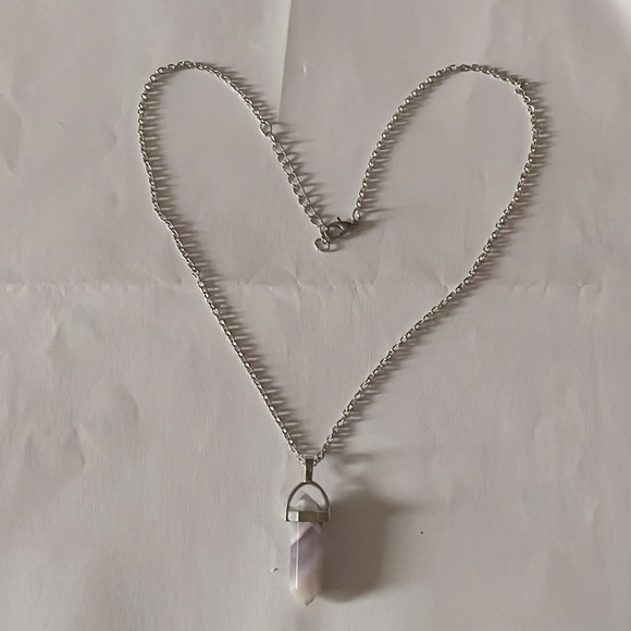 Pyramid Gemstone Necklace - Picture 1 of 3